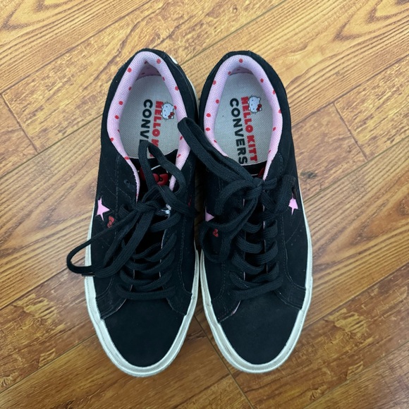 Ox Hello Kitty Black Converse One Star - Picture 3 of 5
